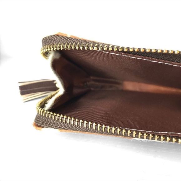 COW print zippered mini Pouch Coin Purse - Picture 3 of 4